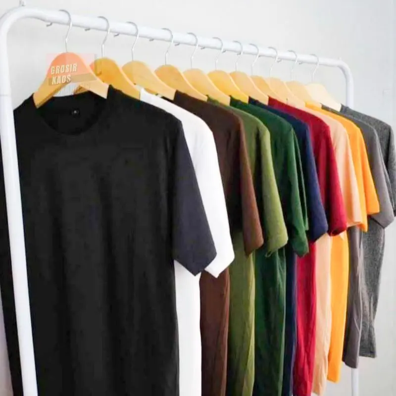 DECRAVE - kaos polos pria  ukuran s m l xl xxl xxxl besar  warna hitam putih nevy maron misty mustrad toscs merah