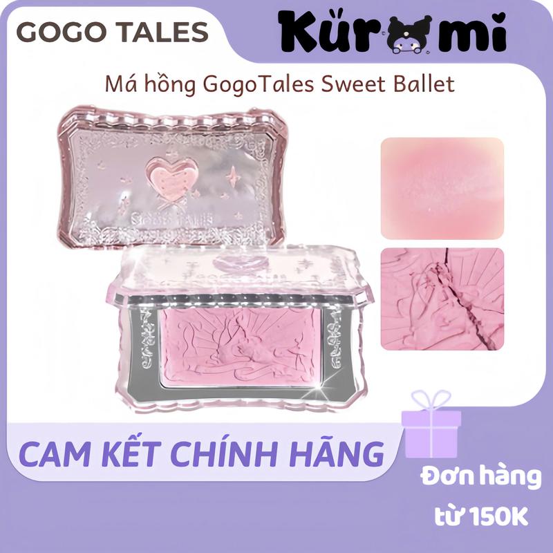 GOGOTALES Phấn Má Hồng GogoTales Sweet Powder Ballet Soft Matte Blush GT781 - GOGO TALES tone màu tự nhiên má phấn