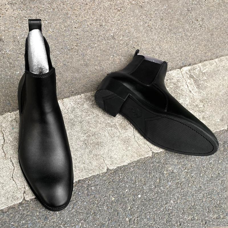 Product Introduction of Chelsea Boot Nam Kiểu Dáng Cao Cổ Thời Trang, Giày Da Nam Trơn Bóng Đế Cao 4cm - Xưởng Giày Chelsea Boot 83