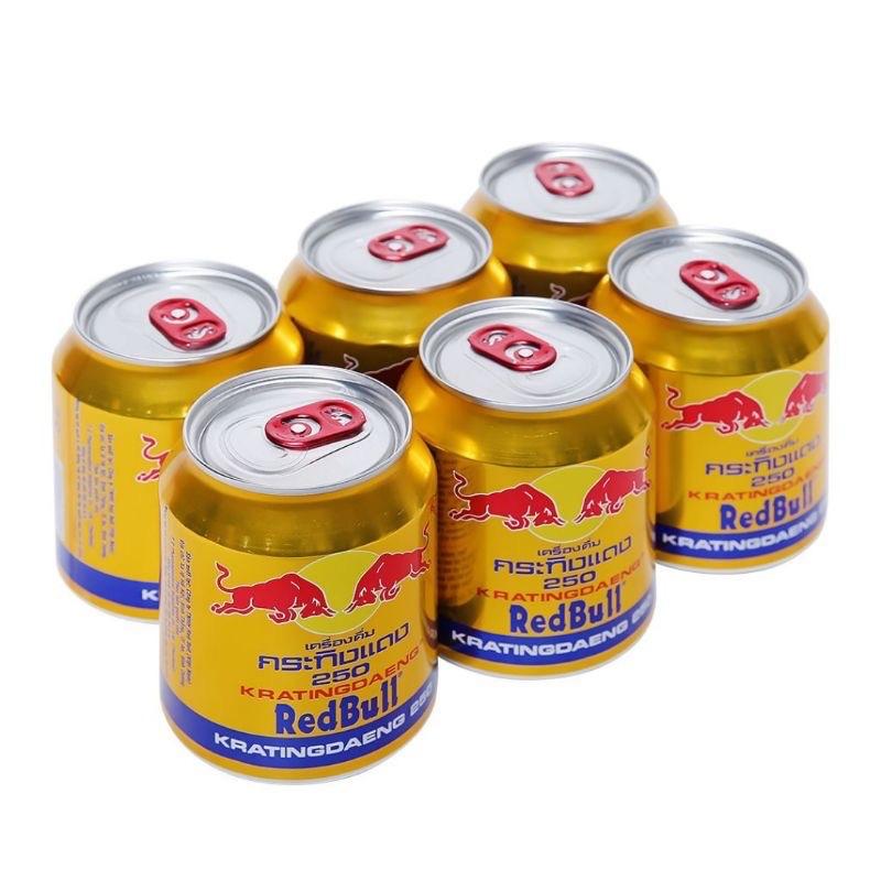 vỉ 6 lon bò húc red bull (hàng thái chuẩn)