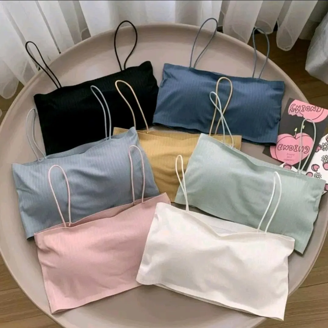 Paket Murah 6Pcs BRA Kemben wanita dengan cup BH tanpa kawat bahan halus murah