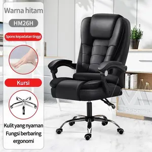 MBK Kursi Kantor /Kursi Direktur/ Kursi Gaming / kursi kerja / kursi - hitam+kursi