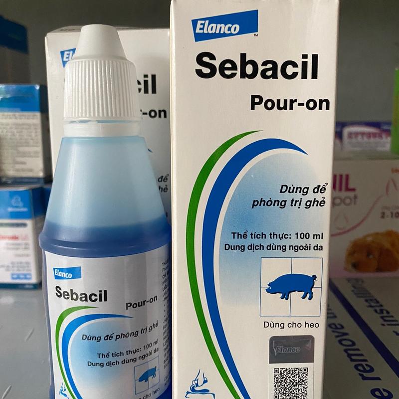 Sebacil Bayer (100ml) | Hàng chính hãng - Nhỏ ve, ghẻ, rận trên ...