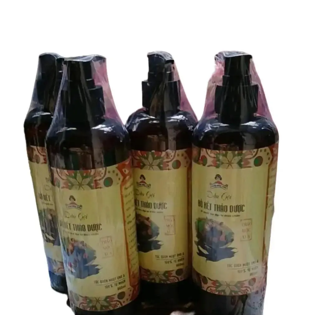 [5 gội] Combo 5 chai Dầu gội Bồ kết thảo dược 800ml Nữ Women dầu  gội