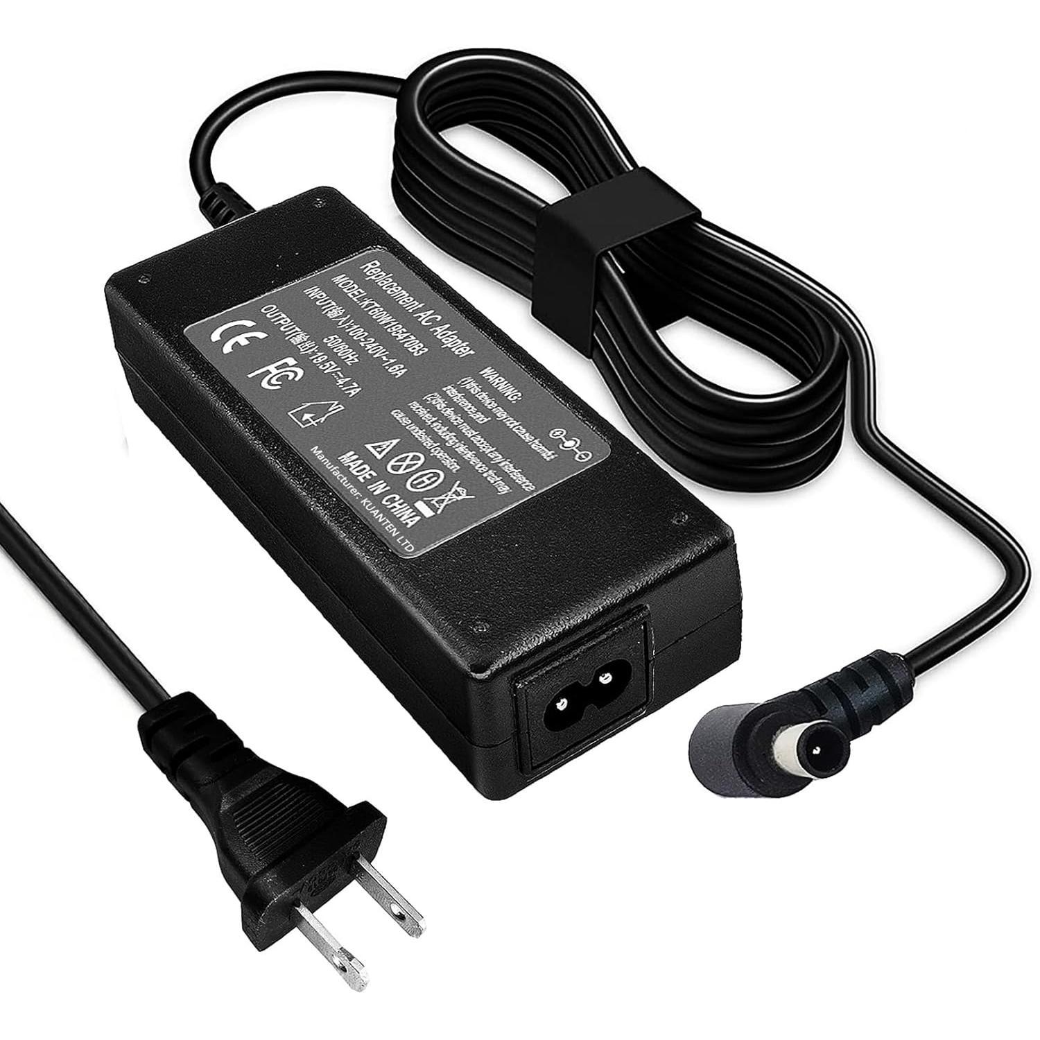 สายไฟอะแดปเตอร์, 19.5V, สำหรับทีวี Sony Bravia LCD, KDL-48R510C, KDL-40R510C, KDL-48W650D, KDL40W600