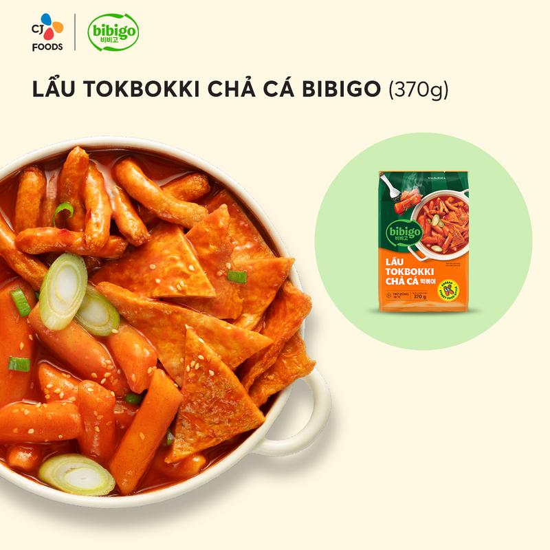Lẩu Tokbokki Chả Cá Hàn Quốc Bibigo gói 370g