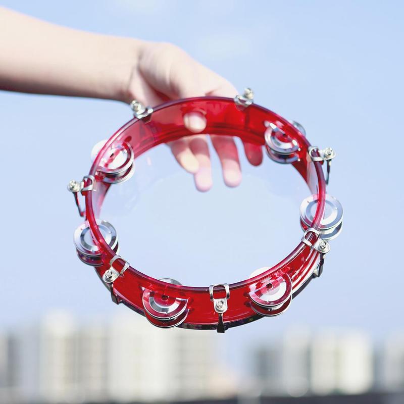 Product Introduction of 8 Inch Self-tuning Tambourine, 1 Count Professional Musical Instrument for Adults, Musical Instrument for Home School Office 15