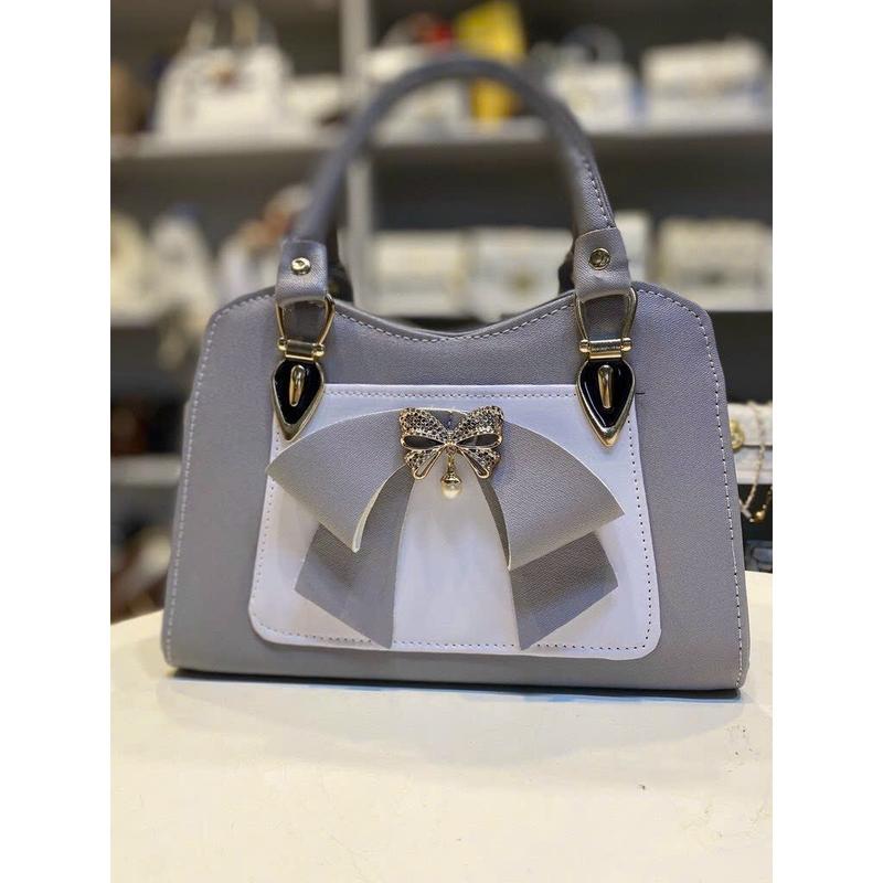  TDC286 - Túi Xách Nữ Công Sở Nơ Xinh Tri Ân Sốc Giá Rẻ Cao Cấp Bag Da Pu KN2664 