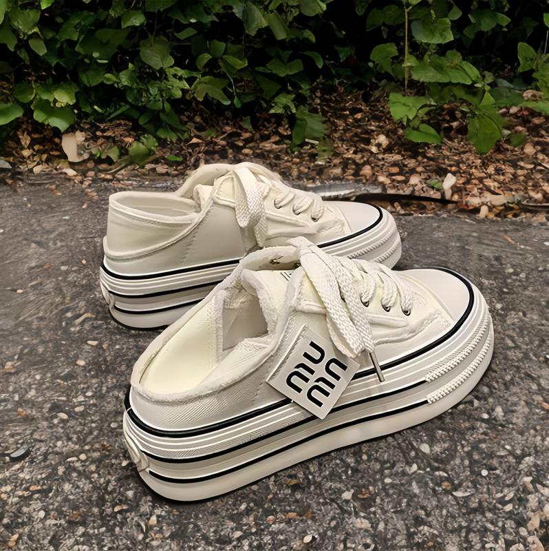 Chunnhy Shops - Giày thể thao nữ Tua Rua Đạp Gót Đế Nhẹ YONA Sneaker