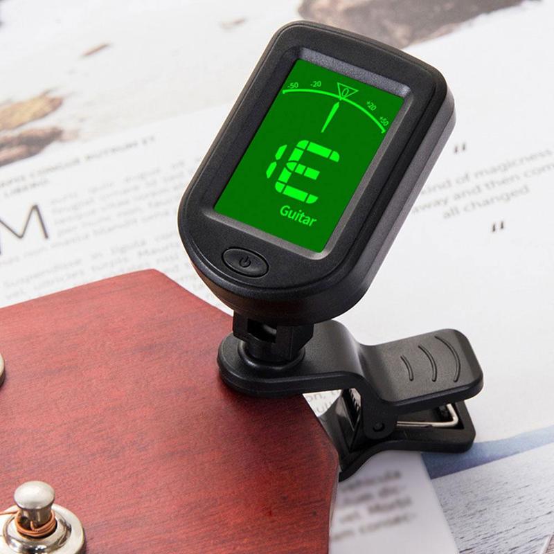 Product Introduction of Guitar Accessory Set, 1 Set Guitar Chord Chart & Finger Exerciser Trainer & Guitar Tuner & Guitar Strap, Music Accessories for Guitar Lovers 2