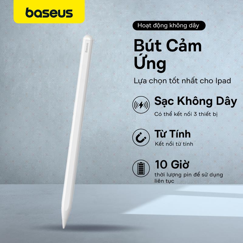Bút Cảm Ứng Baseus Cho iPad Pro Air Pencil 2, cảm ứng mượt mà