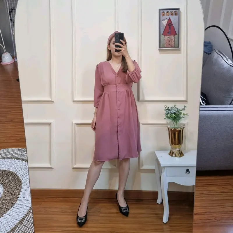 leica dress casual elegant d 7604-1001 Santai V-Neck 6