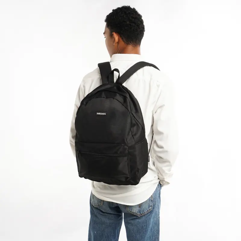 Fairgoods Backpack - Daily Logo Backpack - Hitam 4