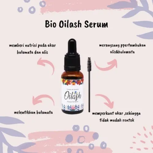( GRATIS EYELASHCURLER ) PAKET 6PCS OILASH SERUM PENUMBUH PEMANJANG BULU MATA DAN ALIS 1