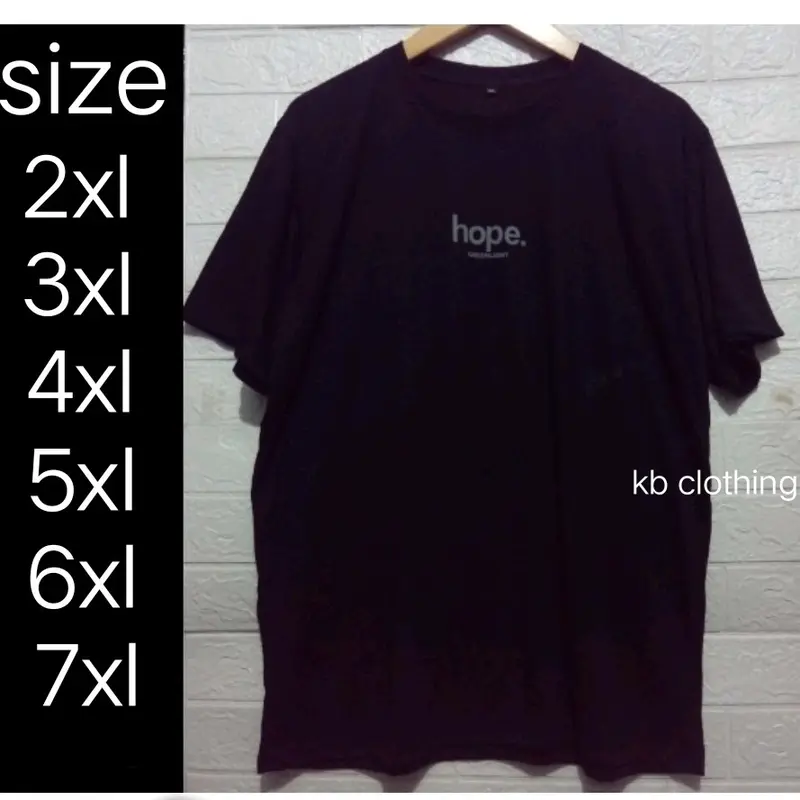 kaos distro jumbo 2xl 3xl 4xl 5xl 6xl 7xl ~ kaos pria size jumbo ~ paket 3 pcs warna dan motif random Baju Oversize Simple Dewasa 1