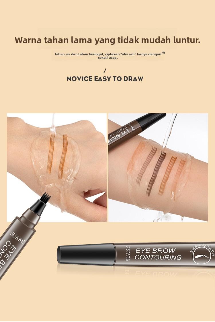 SUAKE Pensil Alis Definisi Jelas Empat Cabang Tahan Lama Tidak Luntur Tahan Air & Keringat Mudah Dikendalikan untuk Pemula SUAKE Pensil Alis Definisi Jelas Empat Cabang Tahan Lama Tidak Luntur Tahan Air & Keringat Mudah Dikendalikan untuk Pemula
