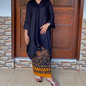 BLOUSE KAFTAN TUNIK ARUNA POLOS BATIK VISCOSE (HANYA ATASAN)