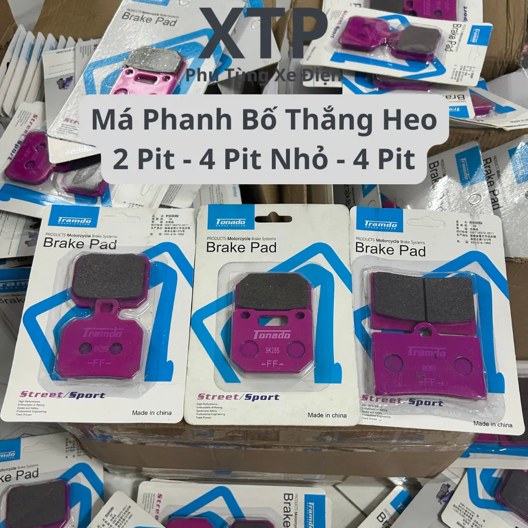 Má Phanh Bố Thắng Heo 2 Pit - 4 Pit Nhỏ - 4 Pit