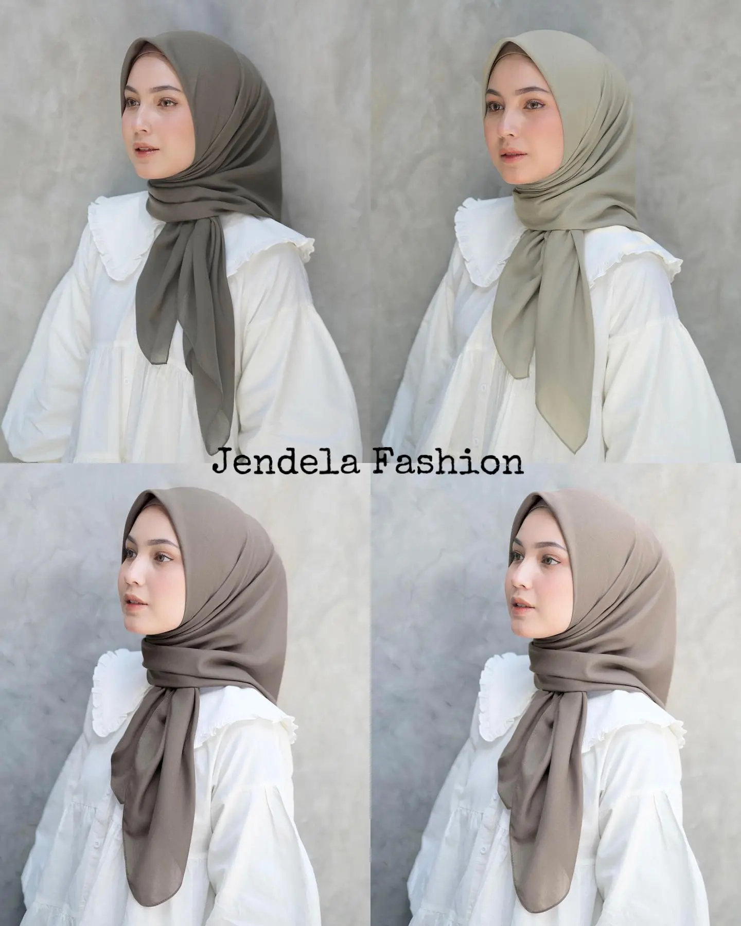 Hijab Paris Voal /segiempat voal