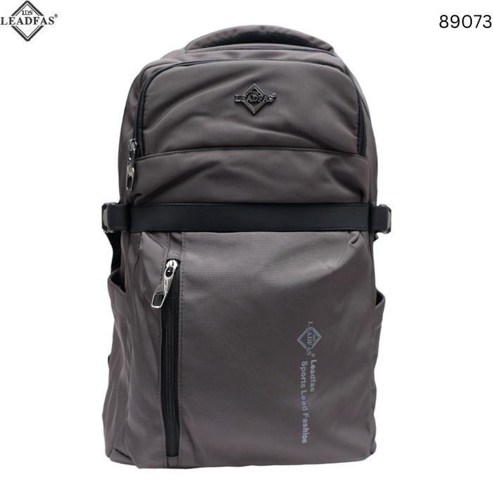 Gambar LEADFAS 89073 - Tas Ransel / Backpack / Tas Laptop / Tas Kerja / Tas Kantor / Tas Digital - Hitam, Multi Compartment, Fungsional dari Sempana Bags Kota Administrasi Jakarta Barat Tokopedia