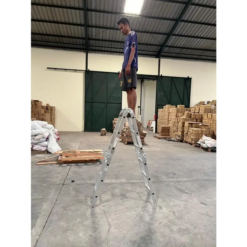 Tangga multifungsi 9.2 meter Tangga lipat aluminium multipurpose MAL 4x8 - 9,2 meter / 9 meter / 9m 3