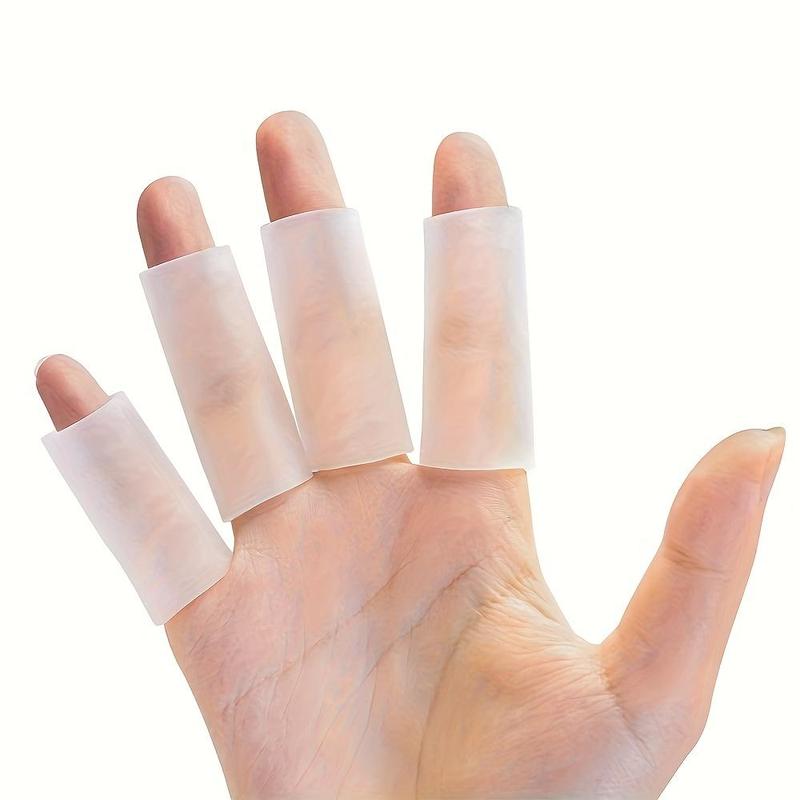 Product Introduction of Silicone Finger Protector, 4 Pairs Finger Protector for Basketball, Hammer Finger, Hand Sports Care Accessories for Women & Men 0
