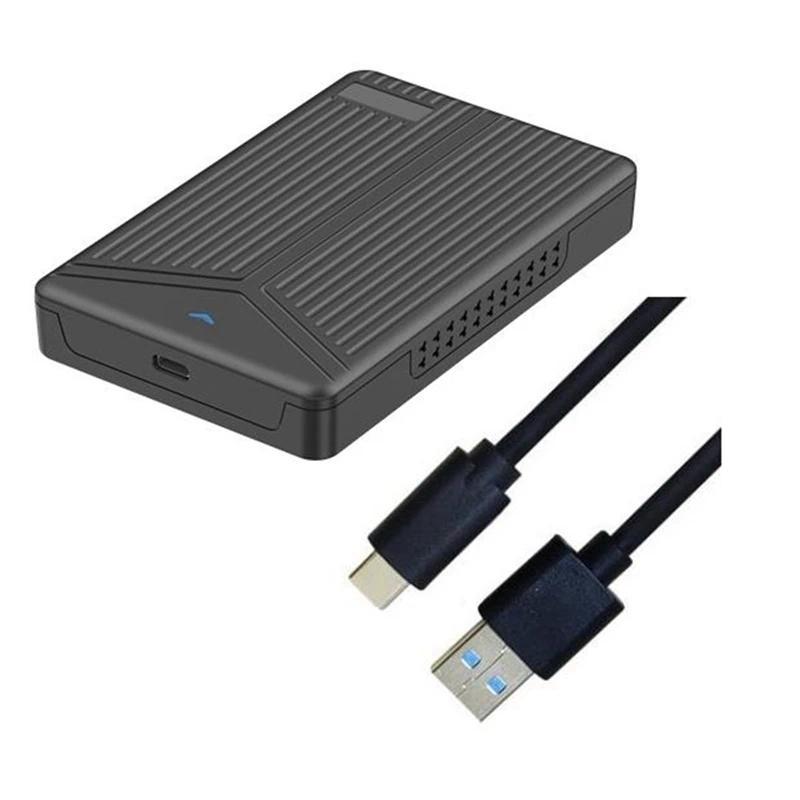Product Introduction of USB 3.1 Mobile Hard Disk Box 2.5 Inch SATA Hard Disk Box SSD Enclosure Support 15mm Hard Drive for Computer Notebook 4