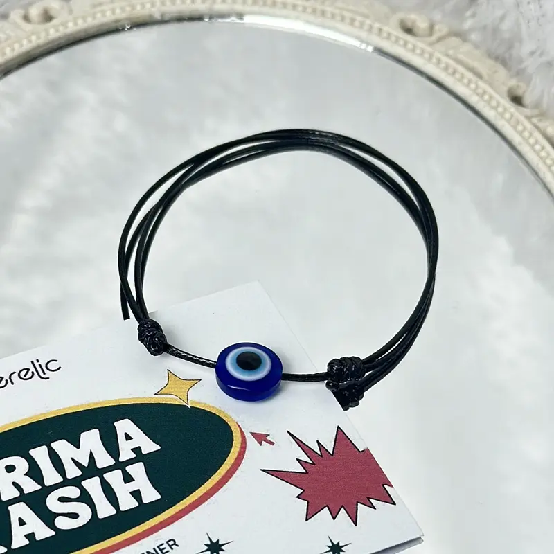 Gelang Tali dengan Bandul atau Mote Mata ain (Devil Eye) 2