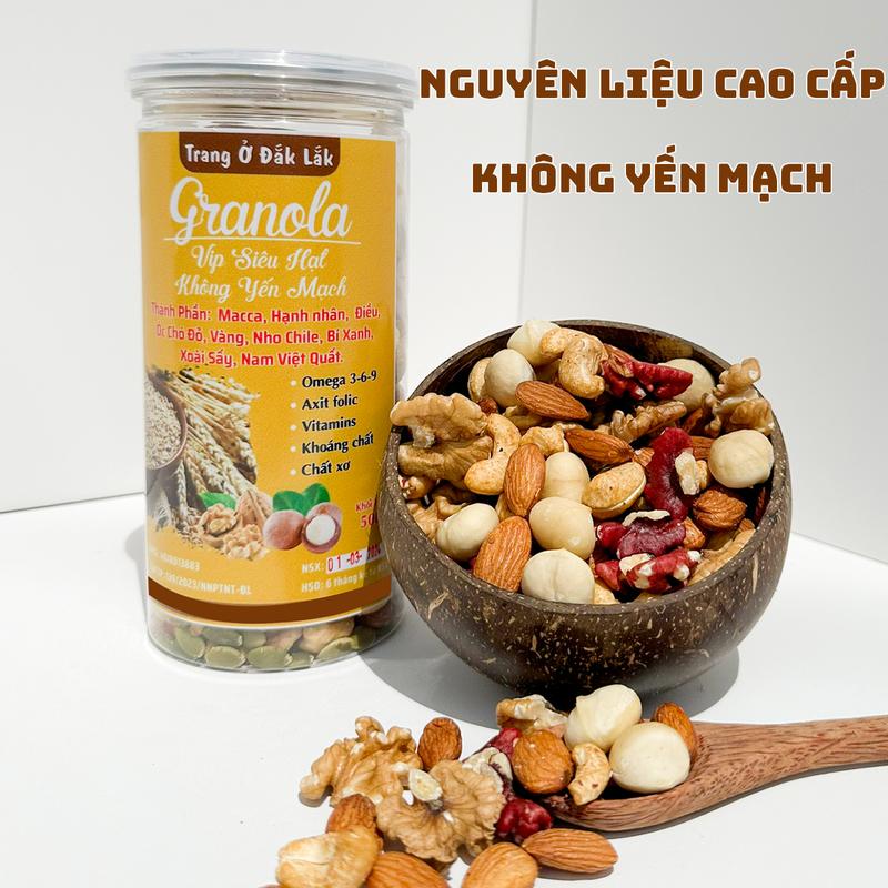 Granola Siêu Hạt Không Yến Mạch | Trang Ở Đắk Lắk Food Thức Ăn Hạt Ngũ Cốc ngũ cốc & yến mạch