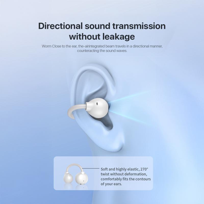 [Exclusive Katakay85] KiiP Wireless DTH12 OWS Ear Clip Earphone Bluetooth TWS AI Noise Cancellation Stereo 3