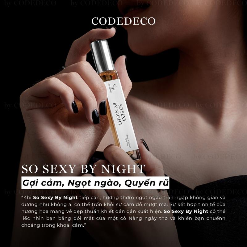 Tinh dầu nước hoa CODEDECO So Sexy By Night EDP 10ml, Gợi cảm, Ngọt ngào 3