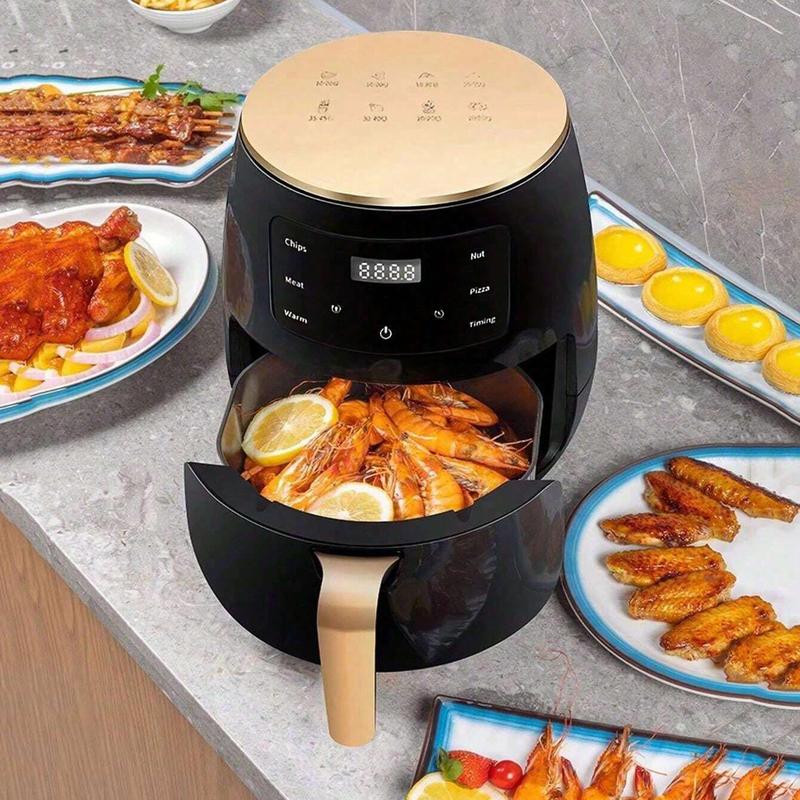 6L Large Capacity Instant Air Fryer Oven, Multifunctional Household Electric Oven, Non-stick Pan Kitchen Appliances For Daily Use 0