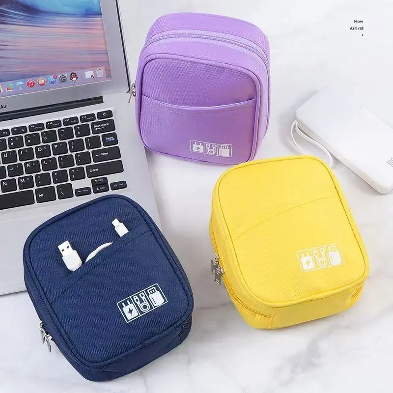 Multi-functional Cable Organizer Bag, Electronic Accessories Protective Case, Earphone and Power Bank Storage Pouch, Charging Cable Organizer, Digital Gadget Bag