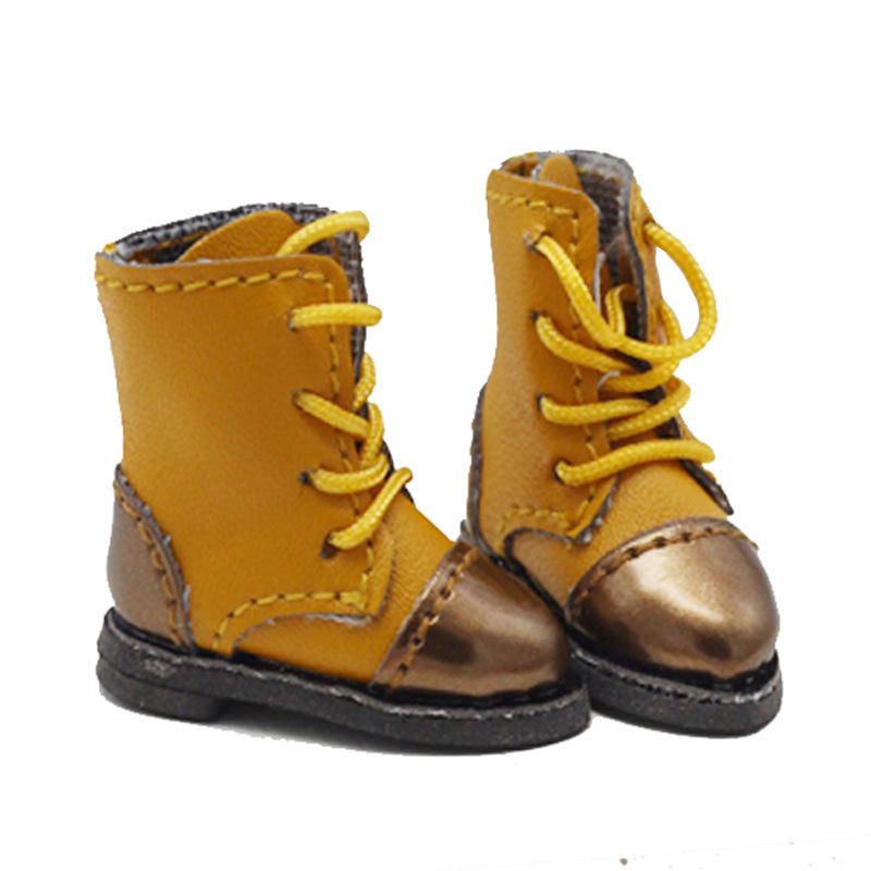Ob11 Shoes Obitsu11 Shoes Beautiful Knot Pig Children's Shoes 12 Points Bjdgsc Naked Baby Doll Pointed-Toe Boots 7
