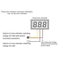 Gambar Voltmeter 0.36 Inch Merah 3 Digit 3 Kabel dari javatech Kab. Bantul 3 Tokopedia