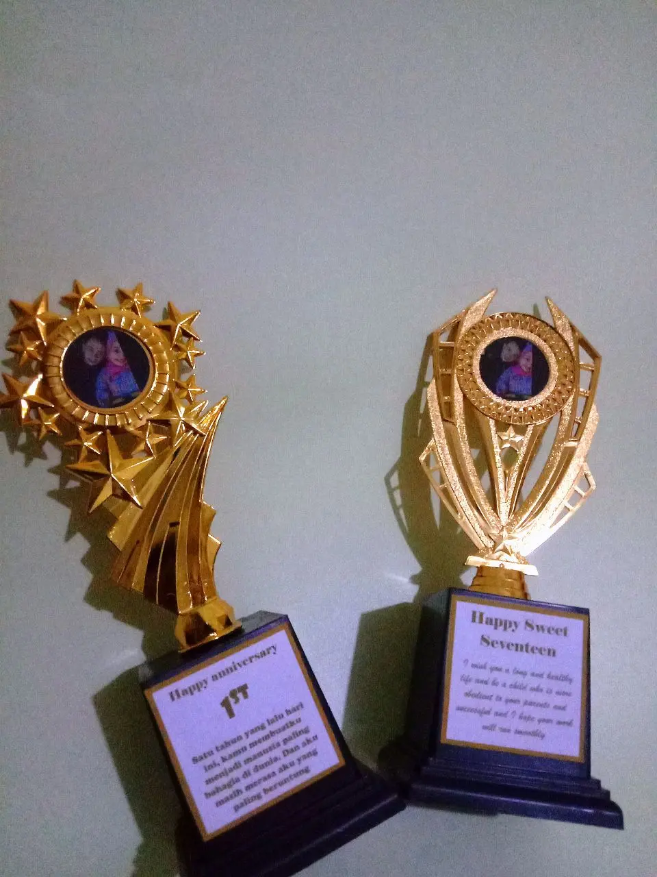 piala costum,kado unik pasangan, anniversary, untuk hadiah anak