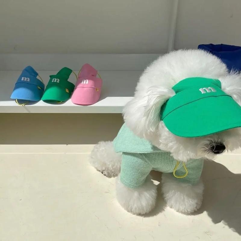 Product Introduction of Fashion Cute Dog Hat Outdoor Multicolour Puppy Baseball Hat Adjustable Portable Dog Sunscreen Cap Dog 17