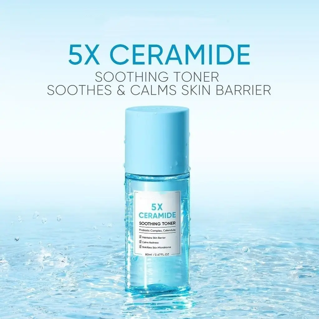 5X Ceramide Soothing Skin Barrier Repair Toner (80ml)