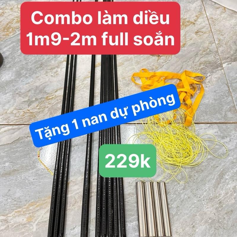  Combo khung làm diều 1m8-2m8 giá rẻ nhất thị trường 
