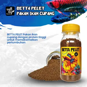 Makanan Ikan Cupang Pelet Pakan Betta Fish - 40gr