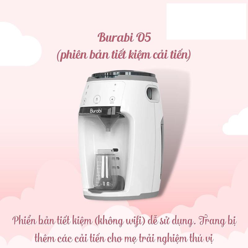 [ TẶNG JIFFI 3.0 CHO MPS SMART & PLUS] Máy Pha Sữa Burabi Siêu Tiện Lợi - Dễ Tra Cứu Công Thức