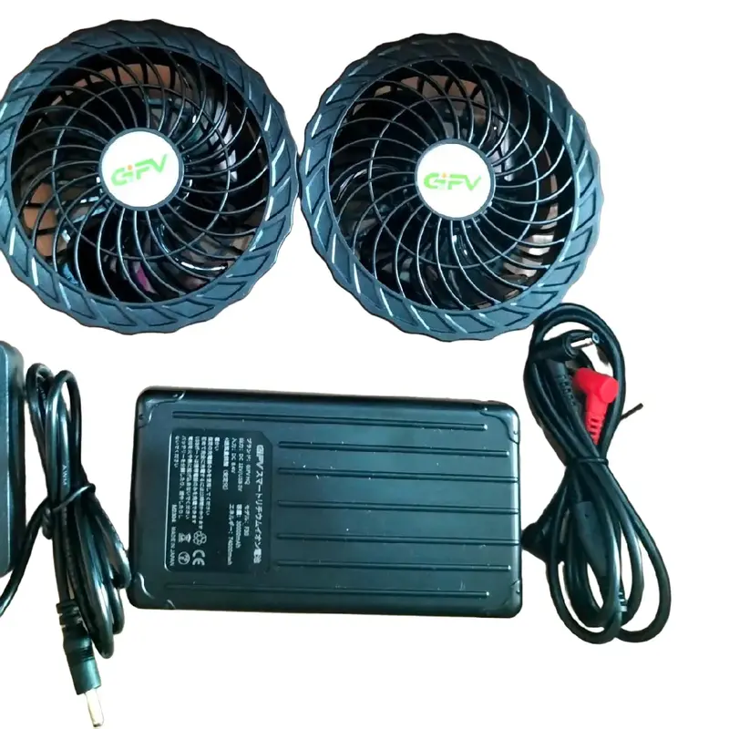Bộ PIN QUẠT điều hòa , pin 12v, công xuất 12-16h 0