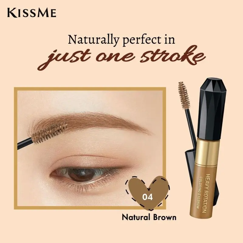 Mascara Chải Đổi Màu Lông Mày Chống Lem Trôi Kissme Heavy Rotation Coloring Eyebrow (8g) Cosmetic Women 2