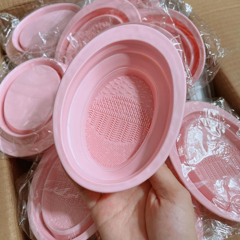 Chậu silicon vệ sinh cọ trang điểm tiện dụng 1