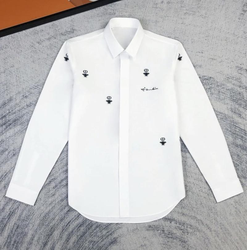 Product Introduction of Áo sơ mi nam dài tay ᵰgực thêu chữ kí họa tiết thêu ong bay boy phố - Menswear Kate 5