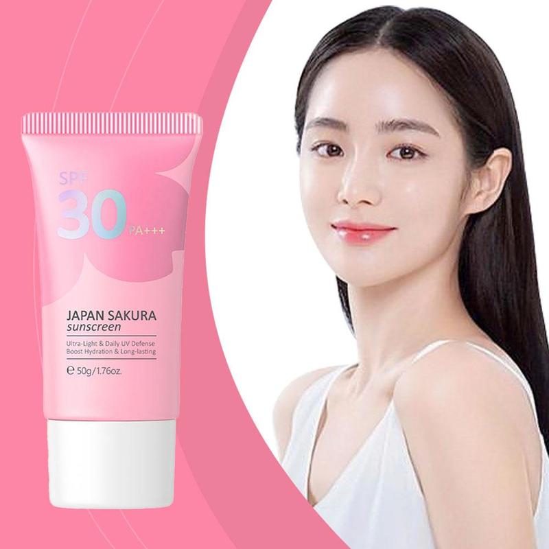 Product Introduction of LAIKOU JAPAN Sakura Sunscreen SPF 50 PA UV Protector 50g 32
