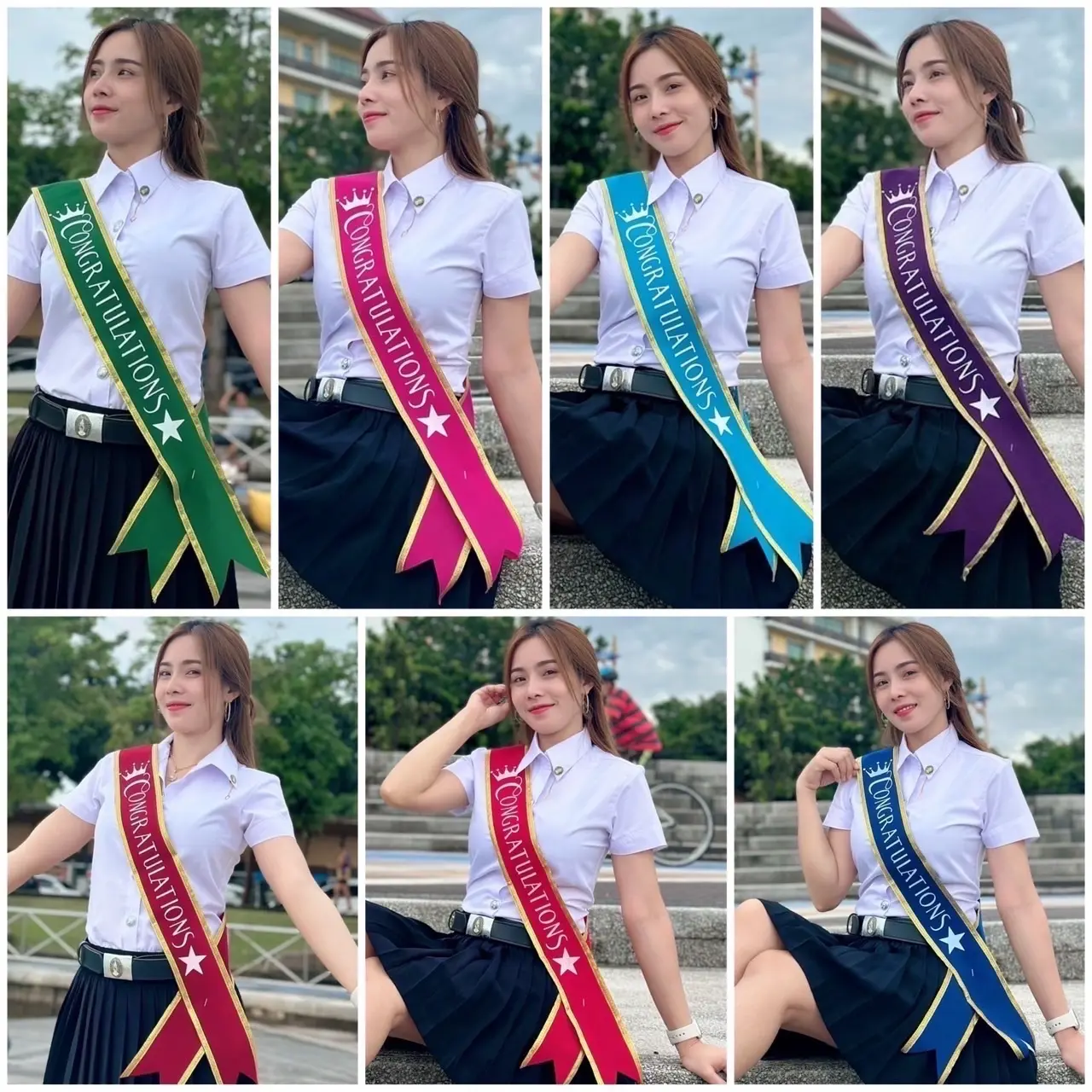 สายสะพายปัจฉิม congratulations งานปัจฉิม รับปริญญา