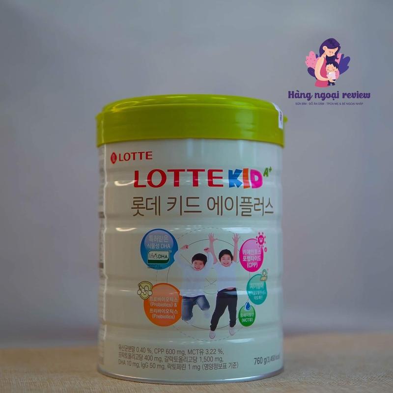 [1 LON] Sữa Lotte Kid của Hàn 760gr
