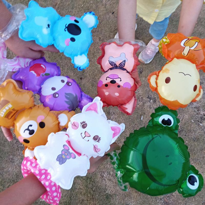 Product Introduction of 25pcs Cute Animal Hand Wearing Balloons Monkey Rabbit Sheep Wrist Ballon Birthday Party Decoration Kids Toys Baby Shower Balloons 17
