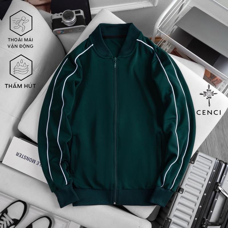 Áo KHOÁC Nỉ chất mịn, mềm, hàng một lớp, dễ kết hợp đồ, chất Đẹp nên mặc ấm áp.  Nam Menswear Jacket Có Túi